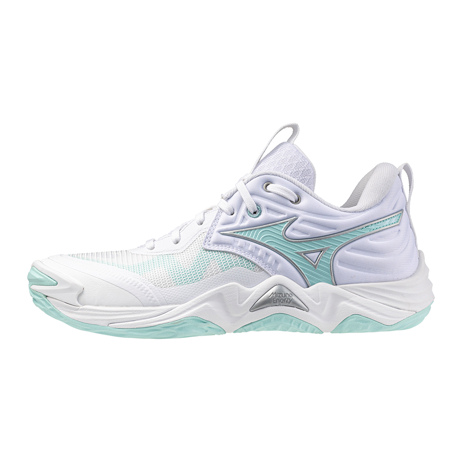 Mizuno Wave Momentum Elite (25) Women´s Indoor shoes (White/Blue